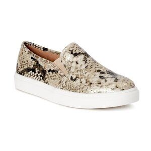 Time And Tru Womens Snake Print Slip-On Fashion Sneakers Size11W